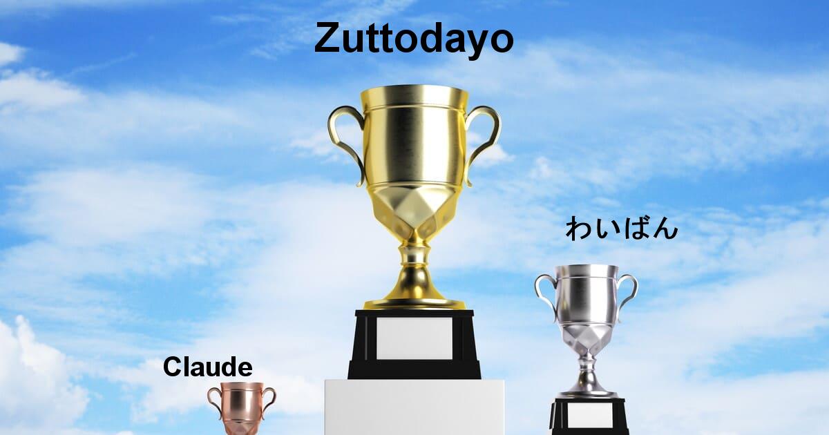 24/10/01-24/12/31：Claudeさん第3位