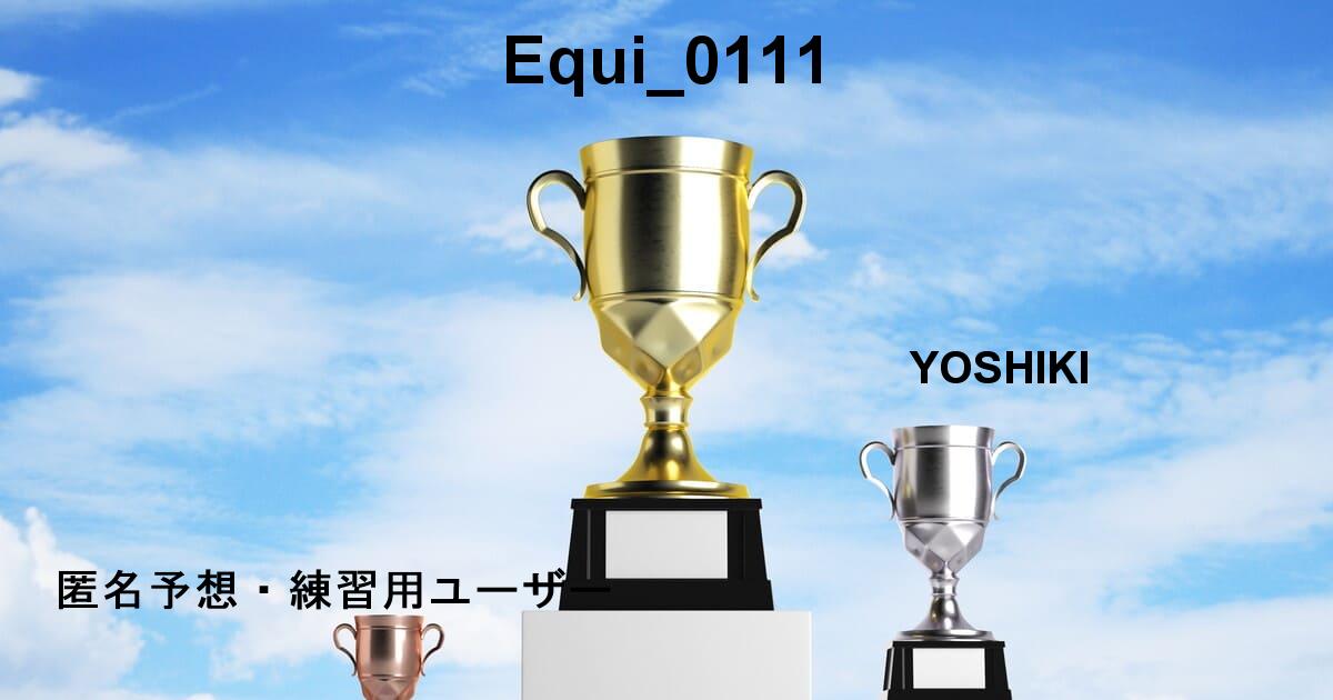 POG-INFO競馬予想大会シーズンランキング：25/01/01-25/03/31：1位:Equi_0111/2位:YOSHIKI/3位:匿名予想・練習用ユーザー/